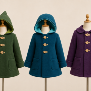 Pixie Pea Coat Mockup