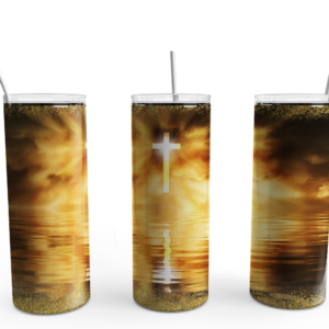 Cross Tumbler Mockup