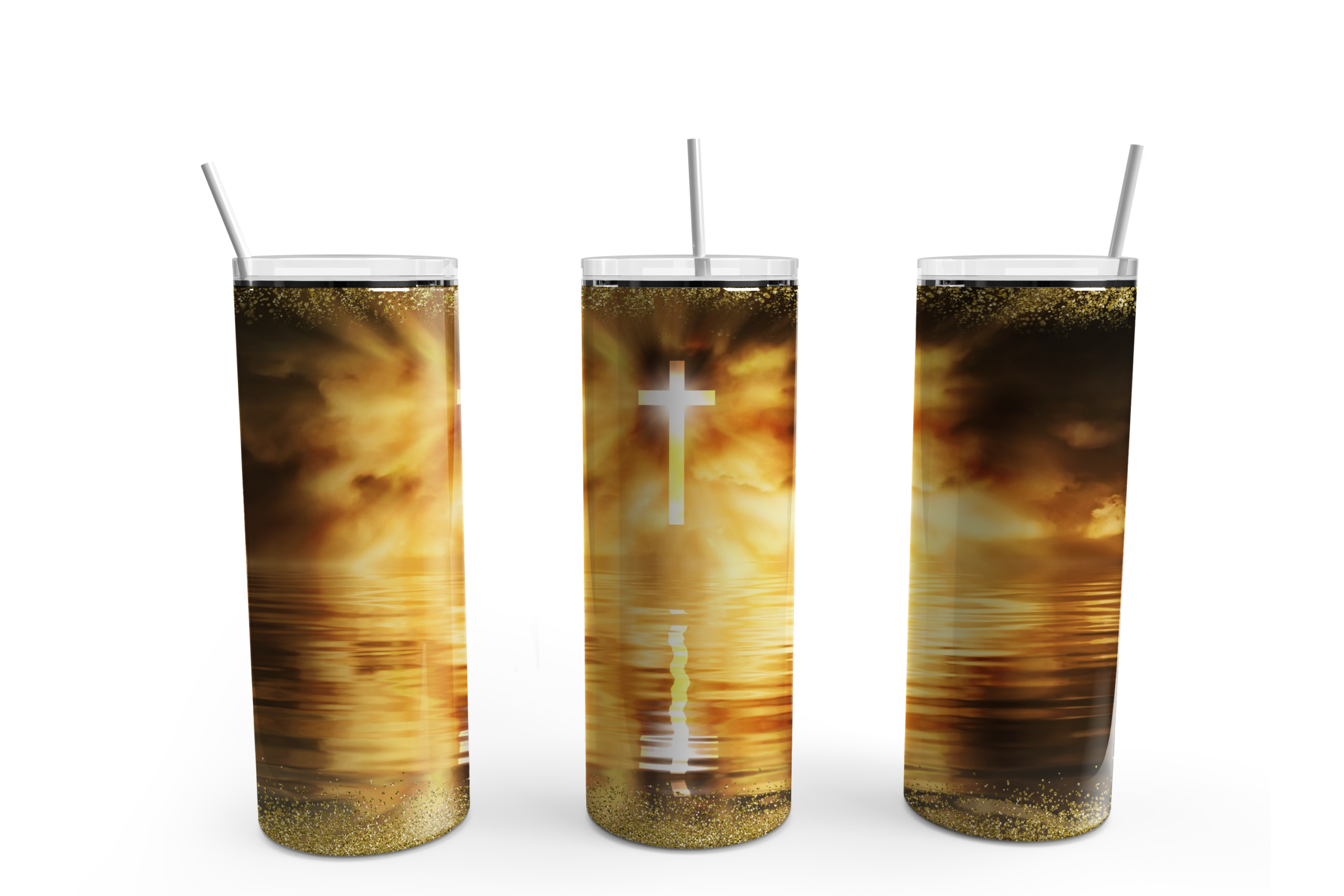 Cross Tumbler Mockup