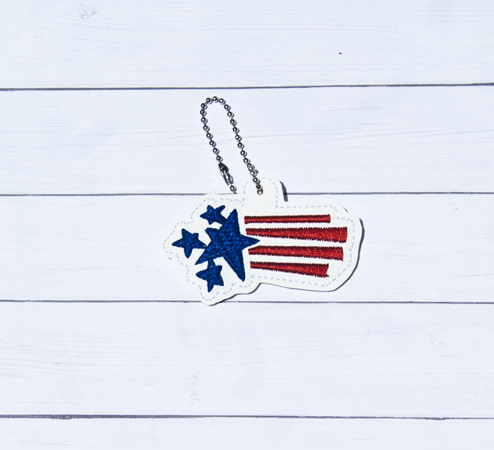 Stars & Stripes Bag Dangle