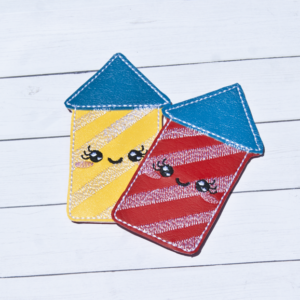 Kawaii Striped Firework Ic Pop Holder