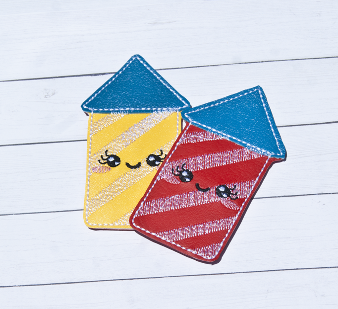 Kawaii Striped Firework Ic Pop Holder