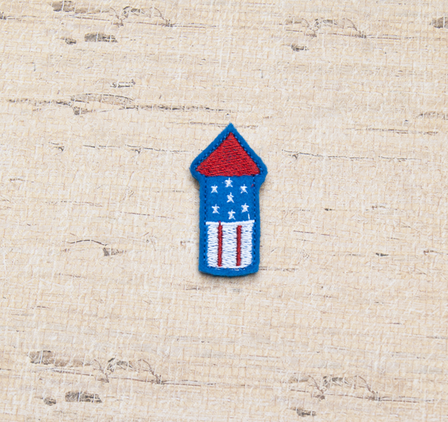 Stars & Stripes Firework Feltie