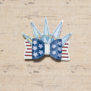 Liberty Flag Hair Bow