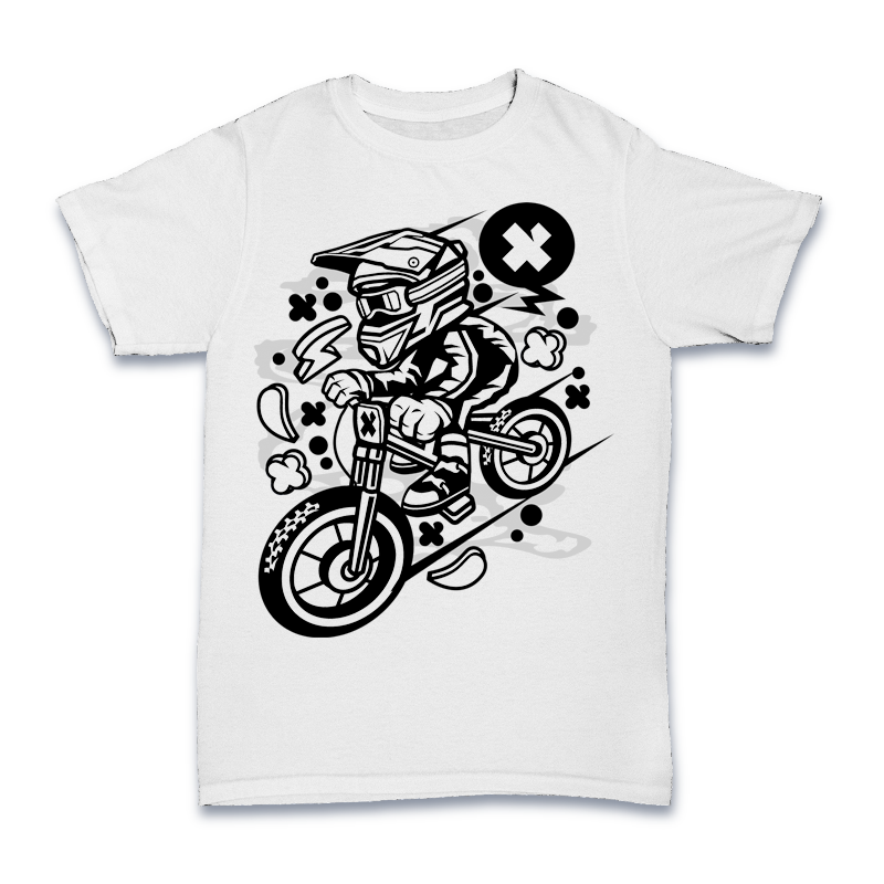 Downhill Racing Shirt Mockup