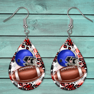 Football Earrings Mockup