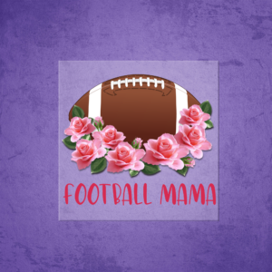 Football Mama Heat Transfer Mockup