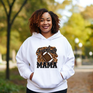 Football Mama Shirt Mockup
