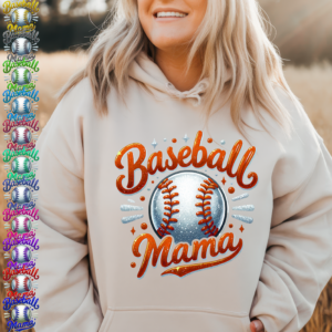 Baseball Mama Shirt Mockup