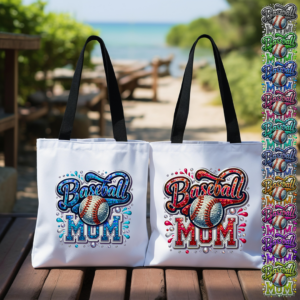 Glitz & Glitter Mom Tote Bag Mockup