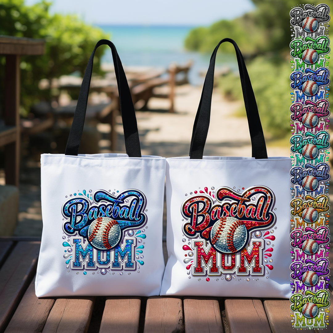 Glitz & Glitter Mom Tote Bag Mockup