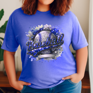 Glitzy Baseball Shirt Mockup