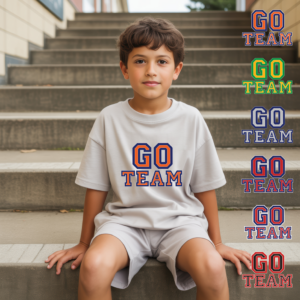 Go Team Shirt Mockup