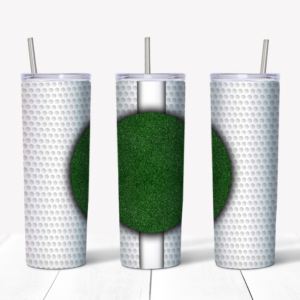 Golf Ball Monogram Tumbler Mockup