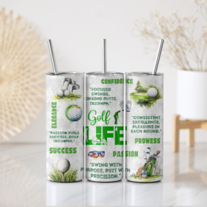 Golf Life Tumbler Mockup