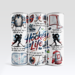 Hockey Life Tumbler Mockup