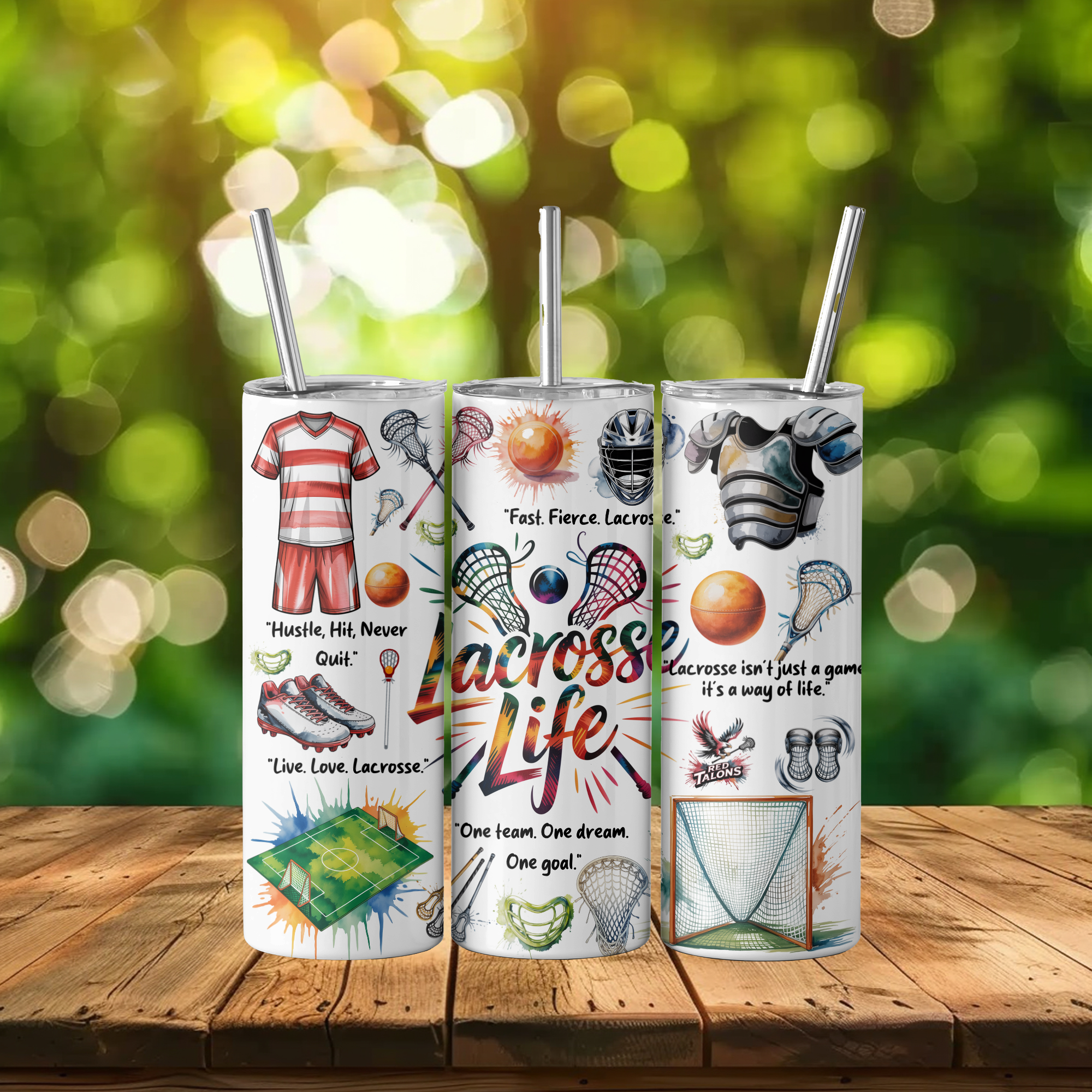 Lacrosse Life Tumbler Mockup