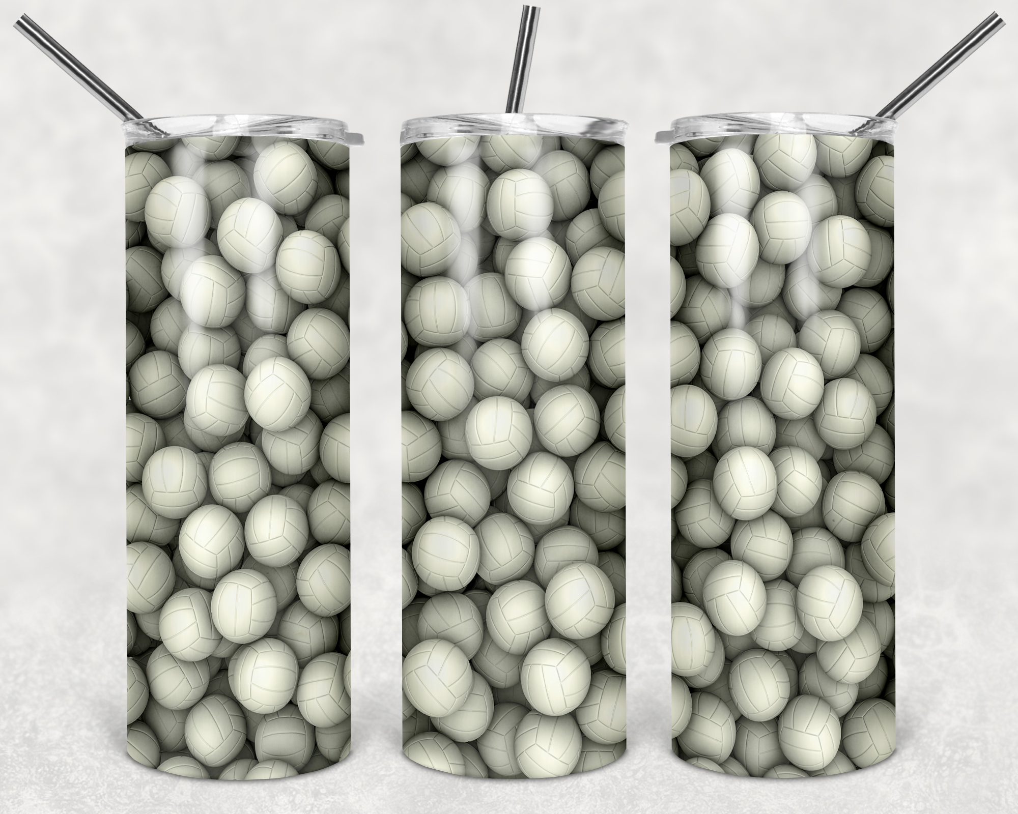 Volleyballs Tumbler Mockup