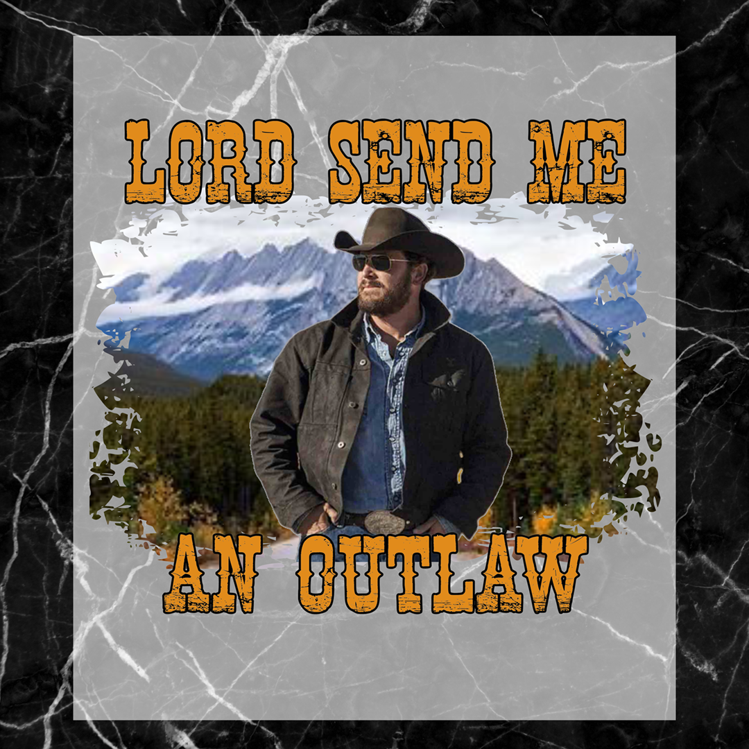 Send Me An Outlaw Heat Transfer Mockup