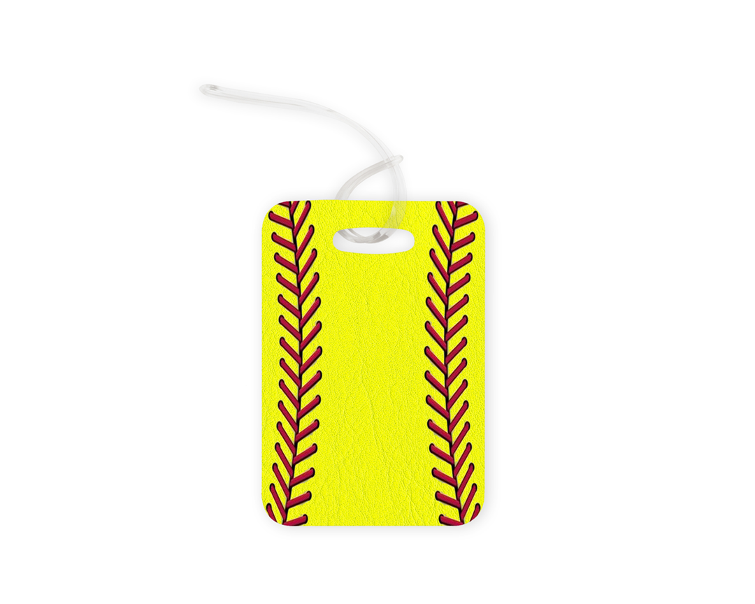 Softball Bag Tag Mockup