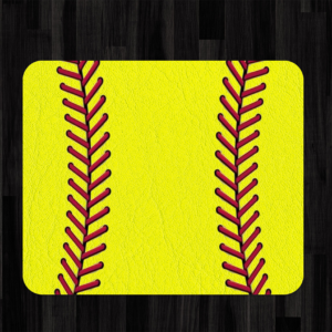 Softball Mousepad Mockup