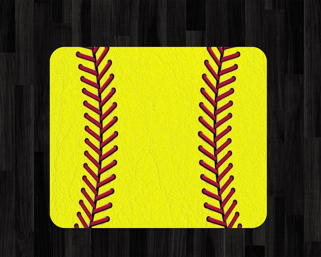 Softball Mousepad Mockup