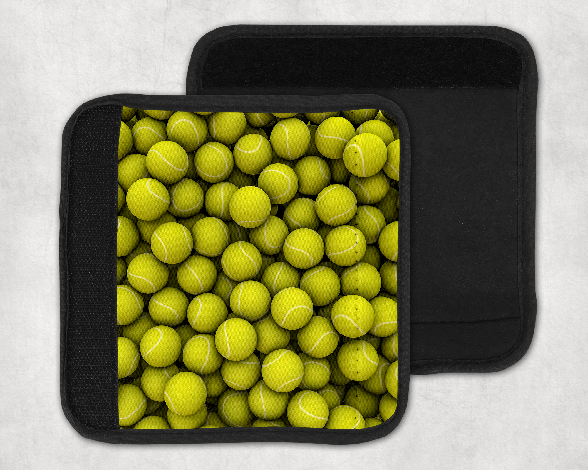 Tennis Balls Seatbelt Cover Mockup