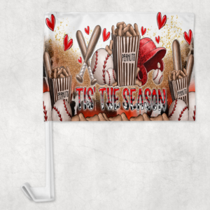 Tis The Season Car Flag Mockup