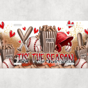 Tis The Season License Plate Mockup