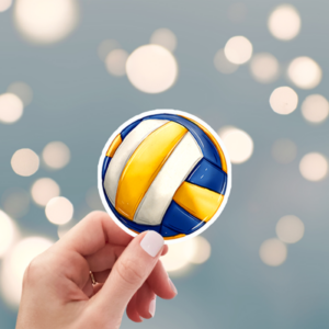 Volleyball Sticker Mockup