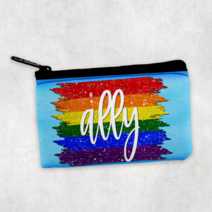 Ally Zipper Pouch Mockup