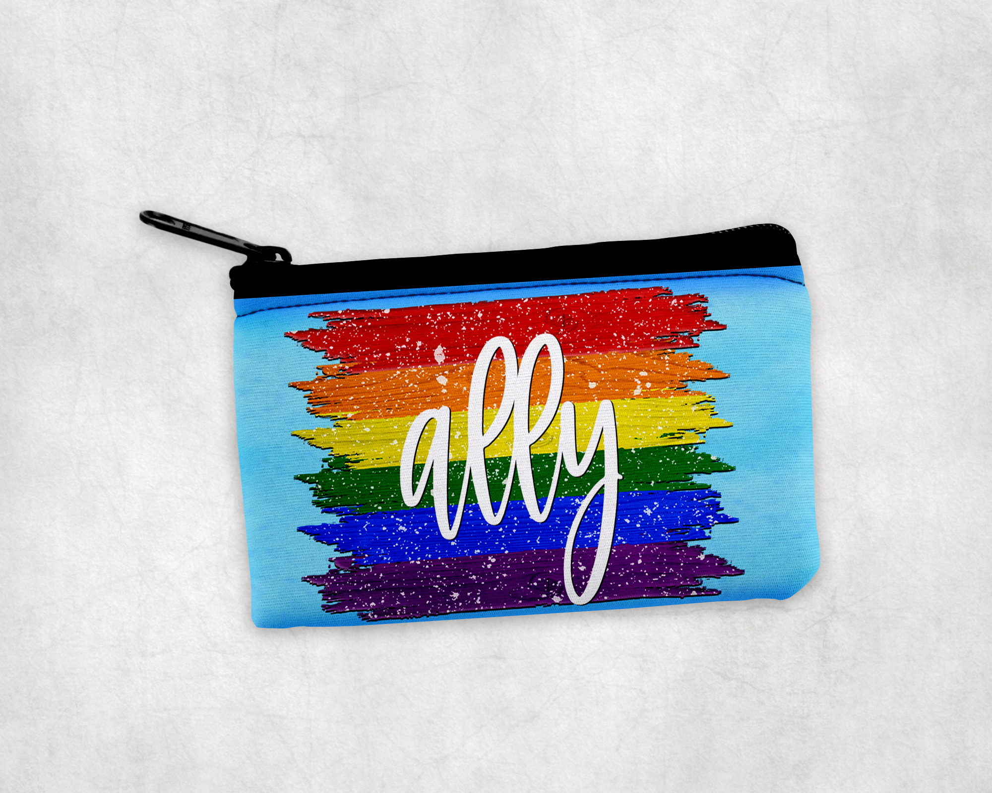 Ally Zipper Pouch Mockup