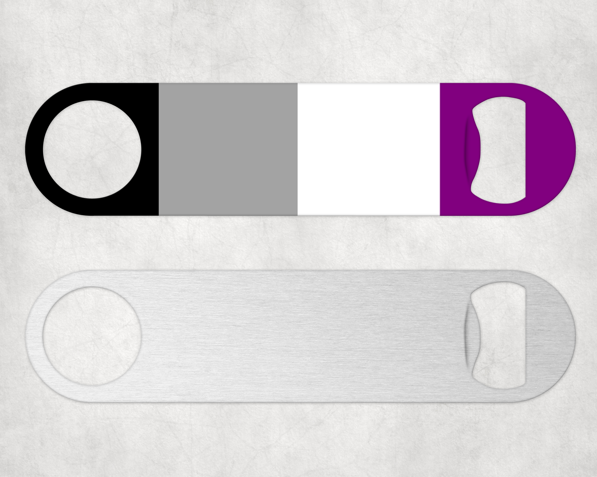 Asexual Bottle Opener Mockup