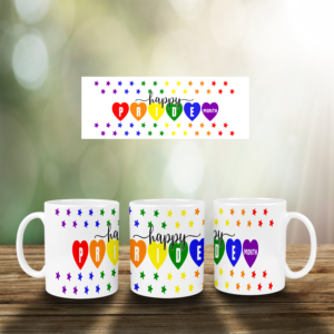 Happy Pride Month Mug Mockup