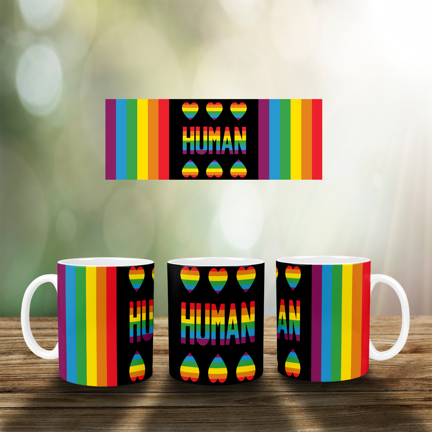 Human Mug Mockup