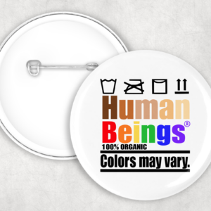 Human Beings Button Mockup