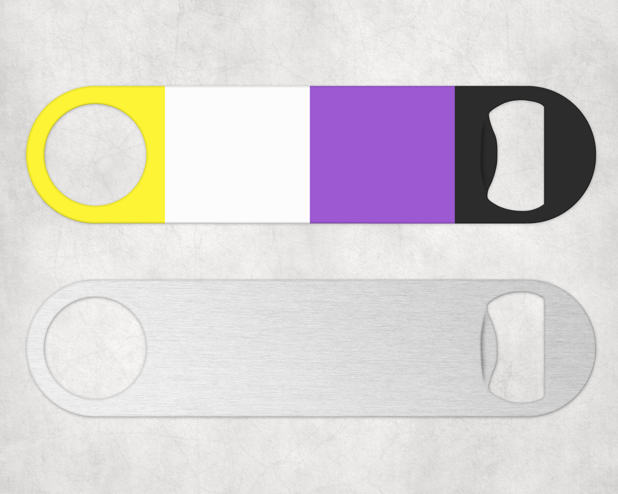 Non-Binary Bottle Opener Mockup
