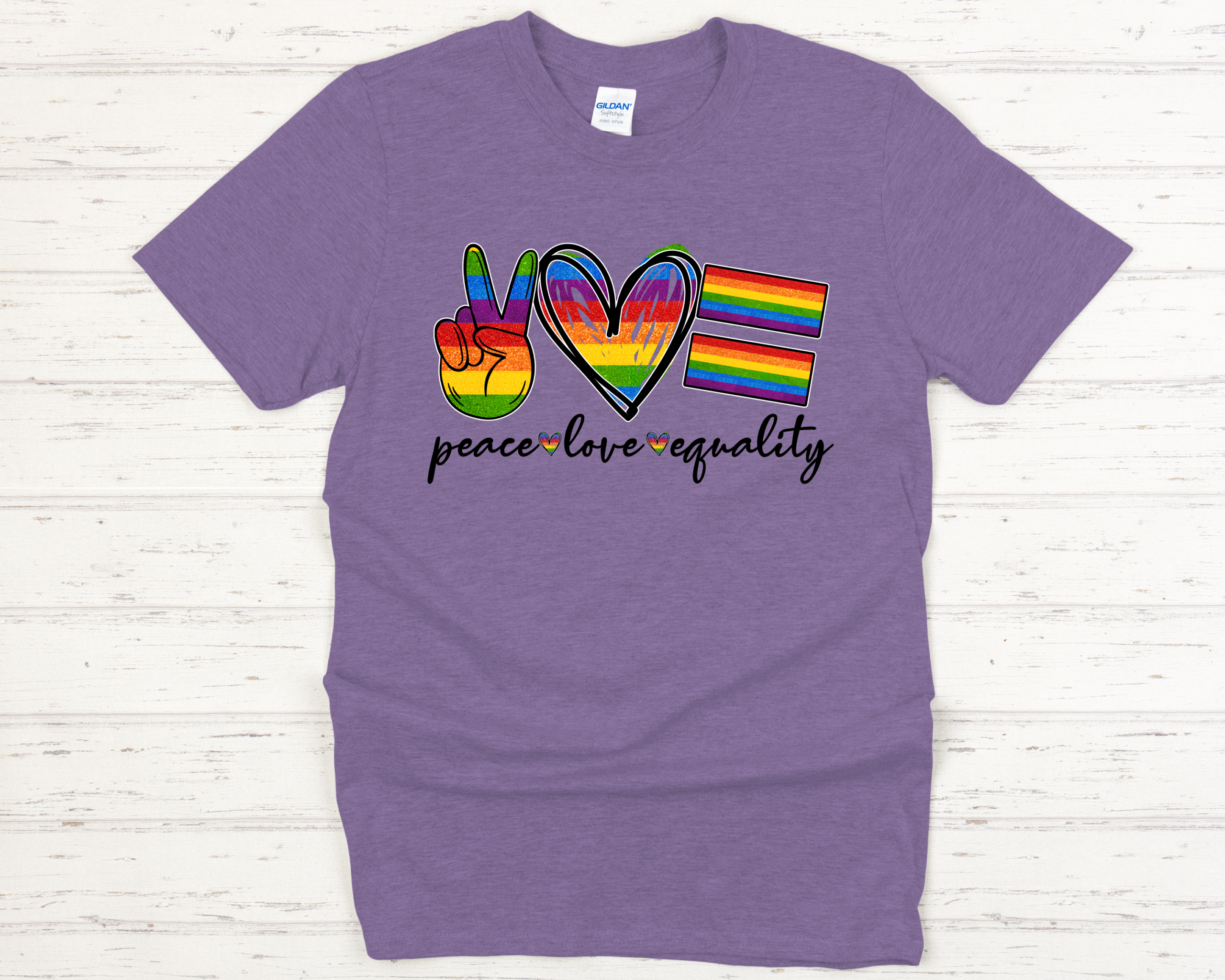 Love Peace Equality Shirt Mockup