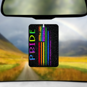 Pride Air Freshener Mockup