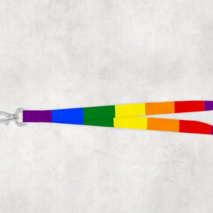 Rainbow Lanyard Mockup