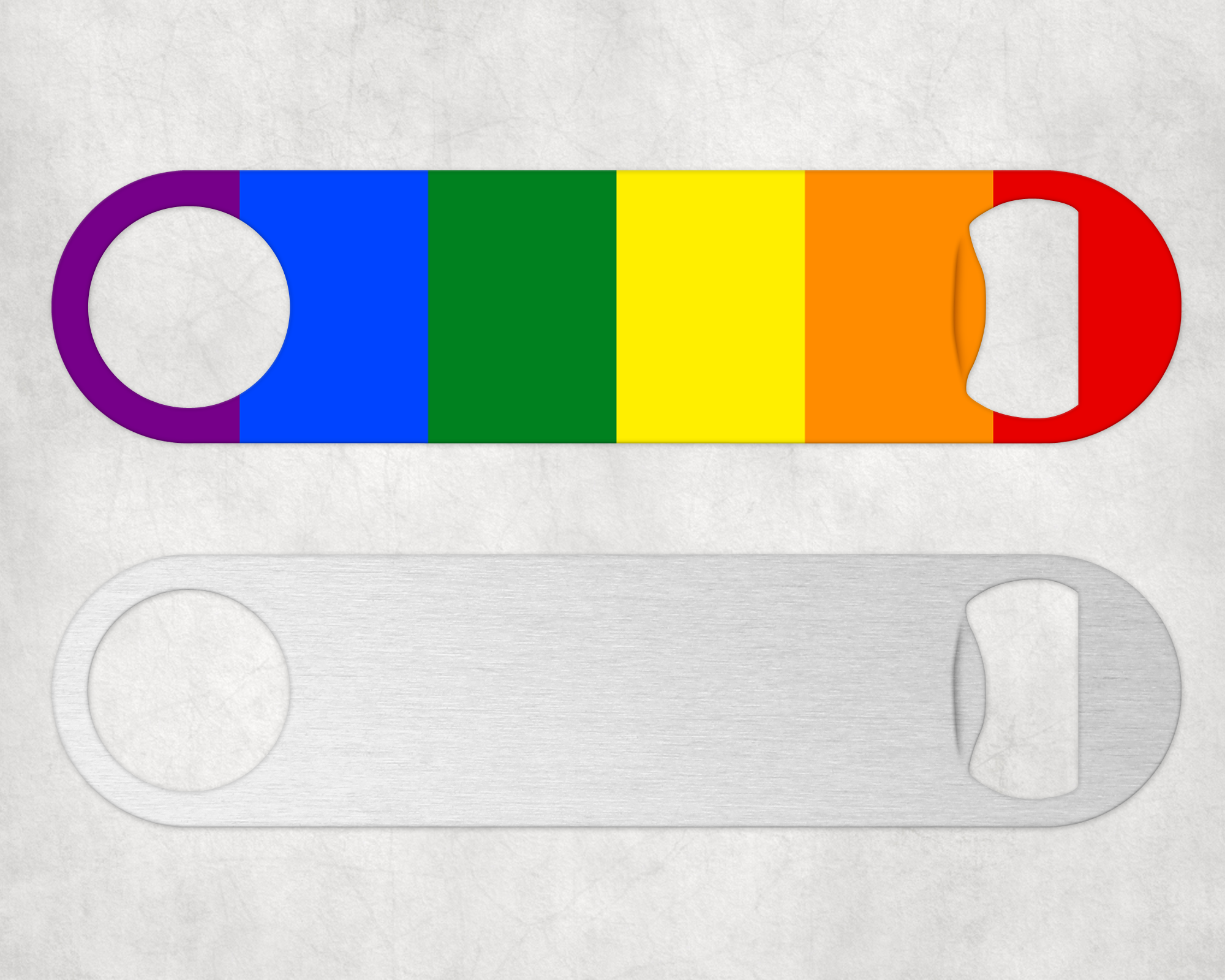 Rainbow Bottle Opener Mockup