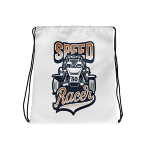 Speed Racer Drawstring Bag Mockup