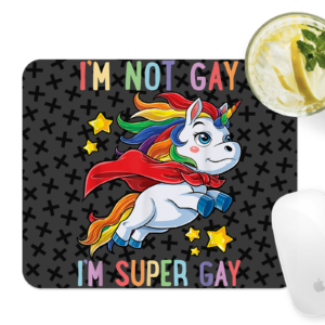 Super Gay Mousepad Mockup