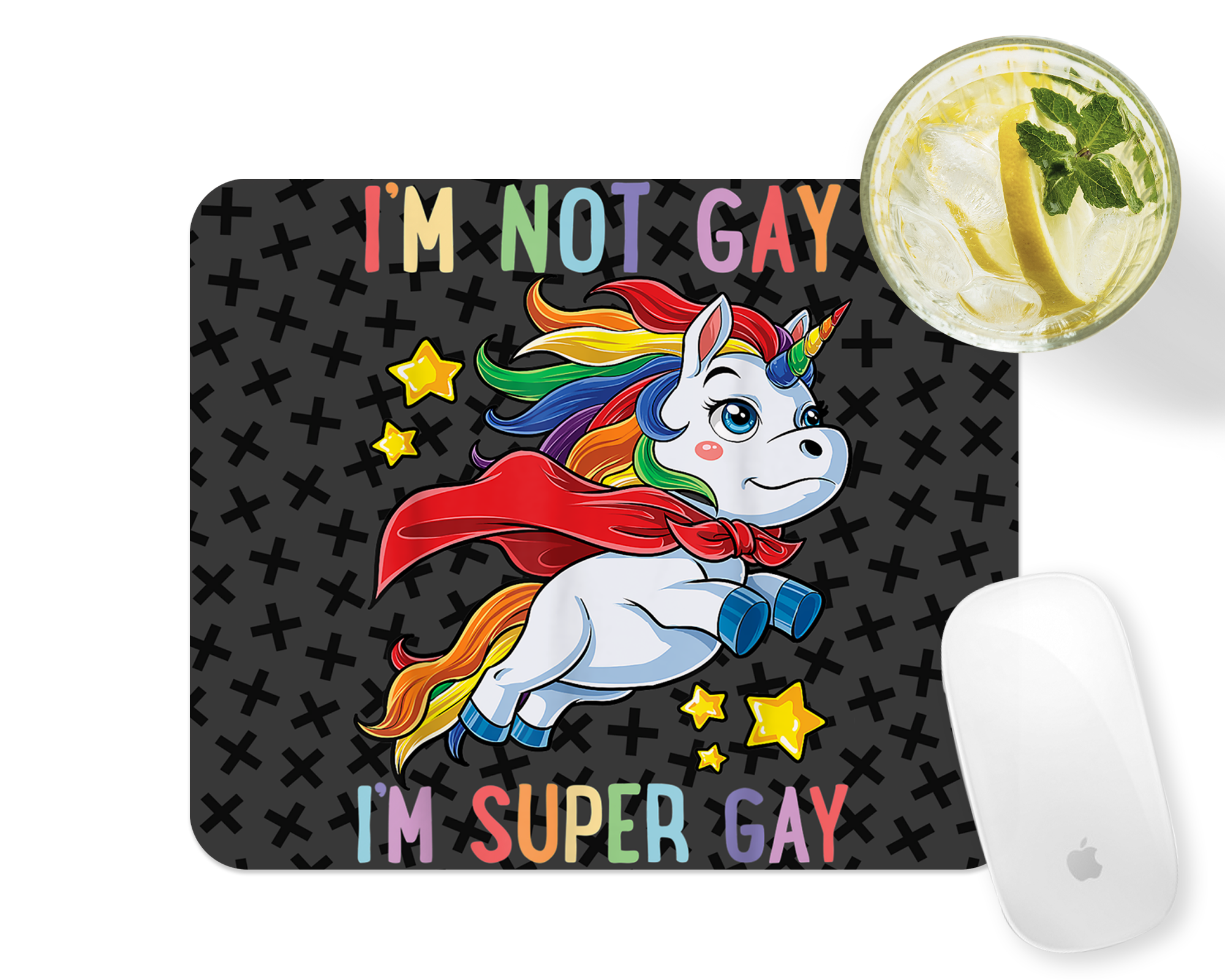 Super Gay Mousepad Mockup