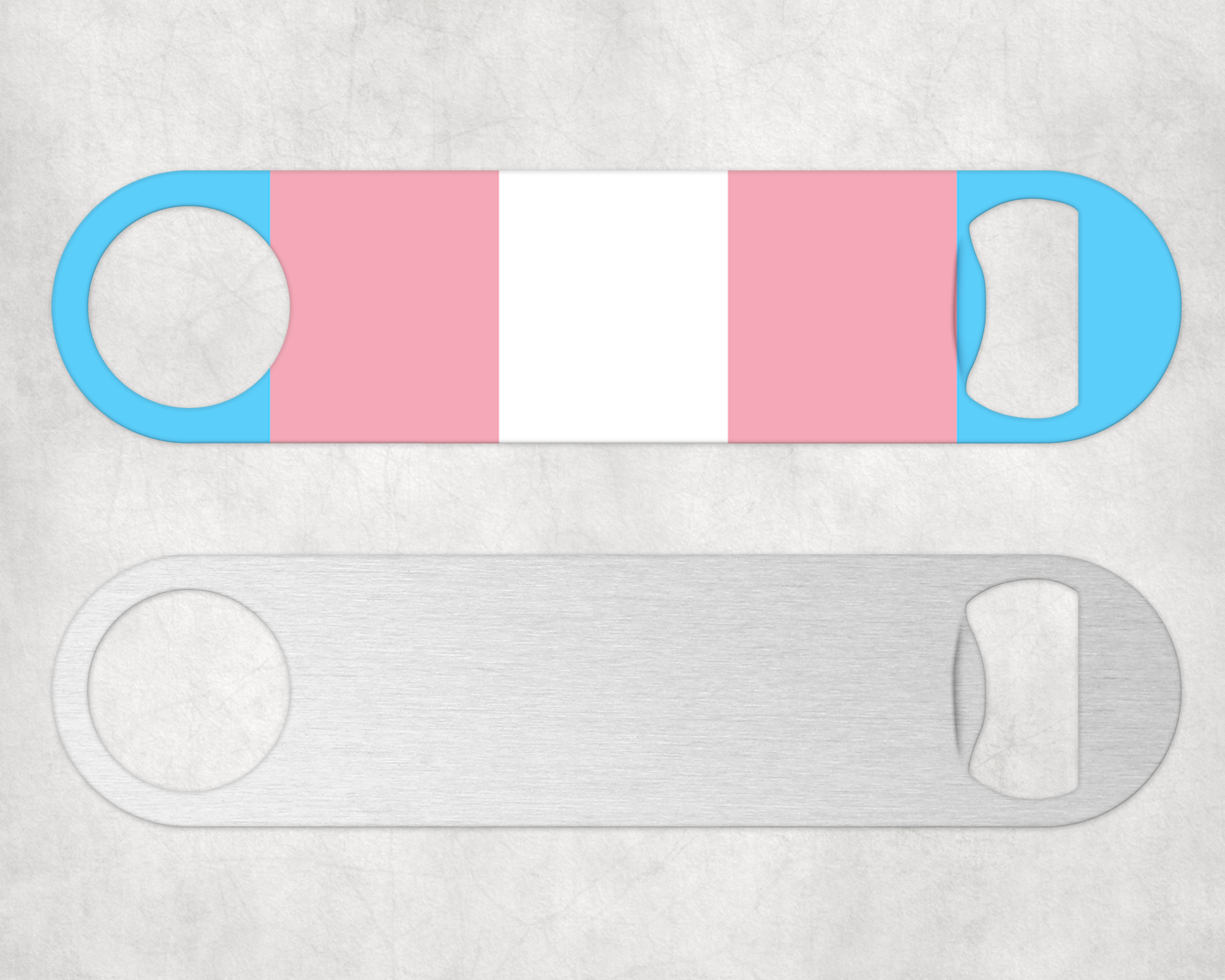Transgender Bottle Opener Mockup