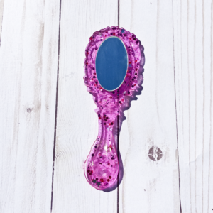 Custom Resin-poured Hand Mirror