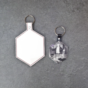 Custom Hexagon Key Fob