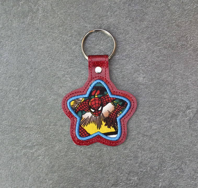 Applique Star Key Fob
