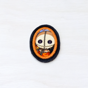 Applique Oval Magnet