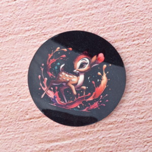 Custom Printed Circle Magnet Mockup